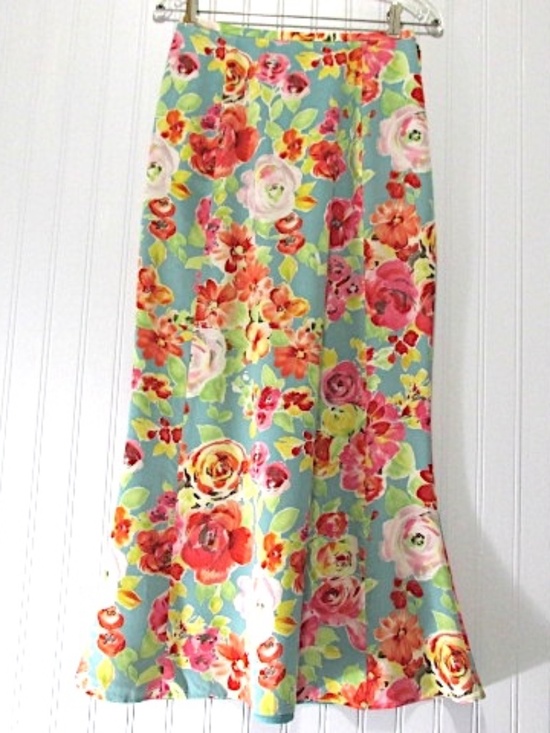 Harold's Dresses & Skirts - Floral Trumpet Maxi Skirt, Size 4